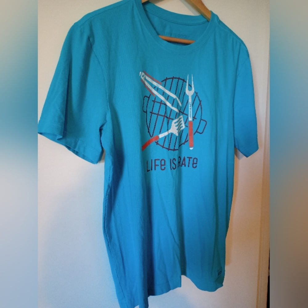 Life Is Good "Life Is Grate" T-Shirt Size Medium - Picture 6 of 9